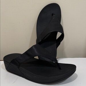 Fitflop Emma Black Women's Sandals (sz 7)